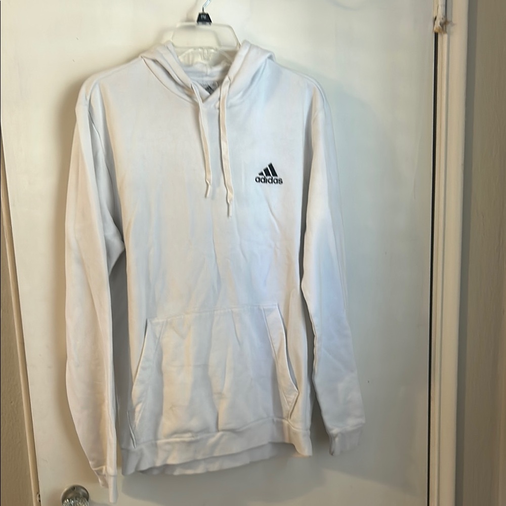 Adidas White Hoodie